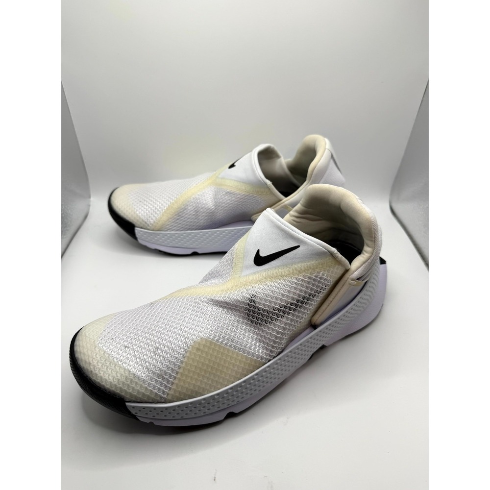 Nike Go FlyEase‎ DR5540-102 Womens 8 Sneakers Summit White Swoosh Slip On Shoes